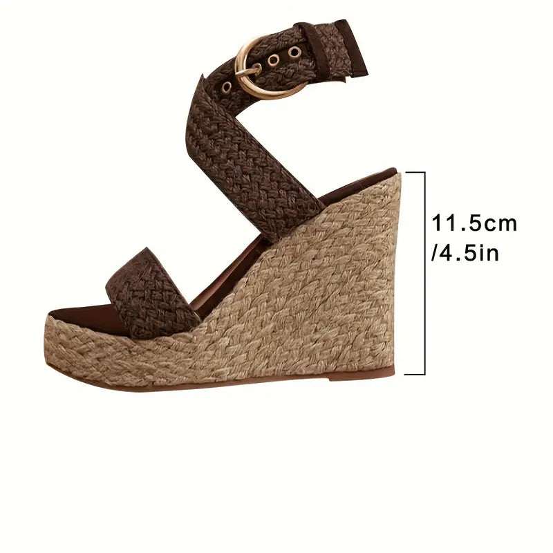 Amalfi Rope Wedge Sandals