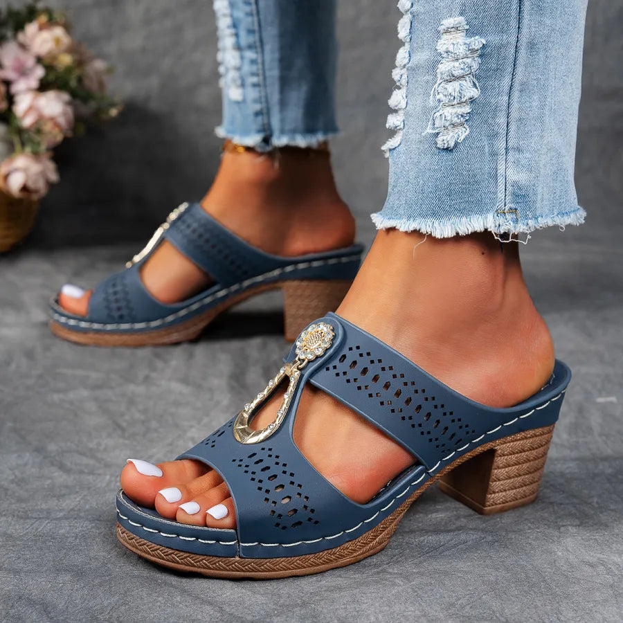 Bella Jewel Mule Sandals