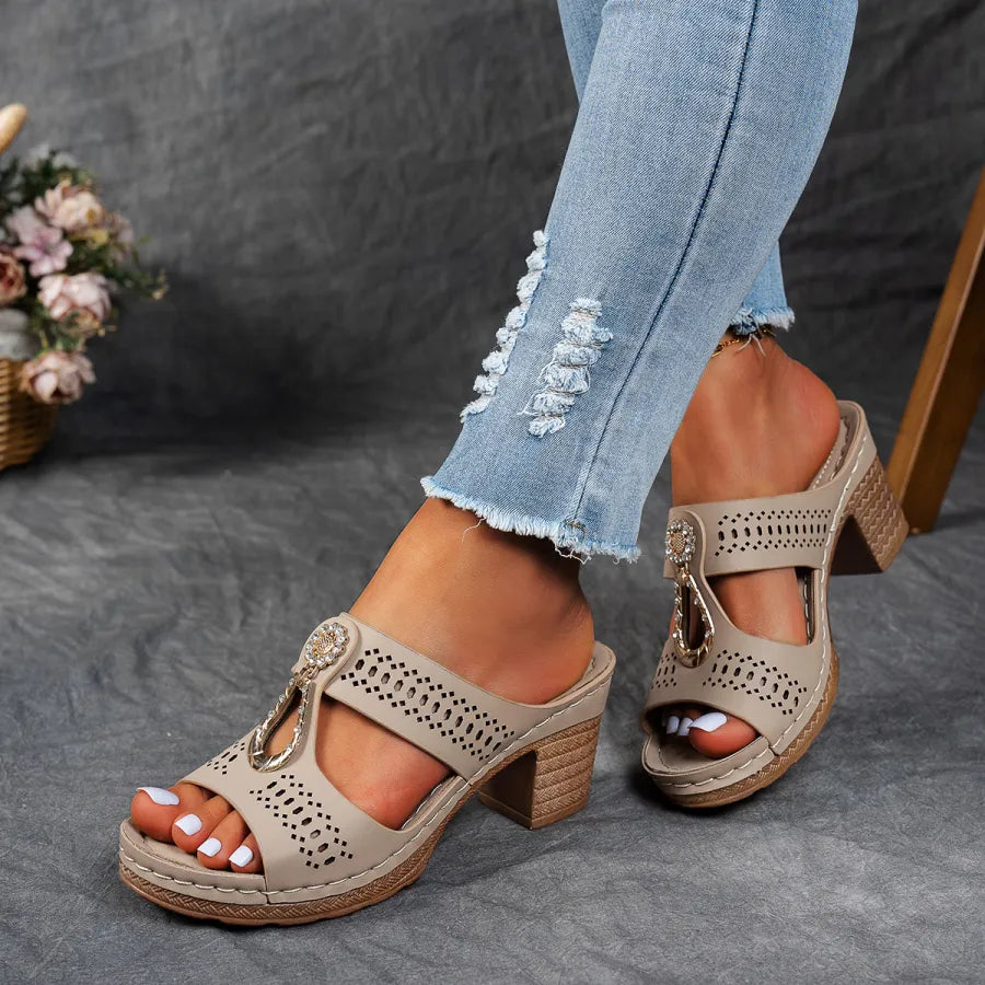 Bella Jewel Mule Sandals
