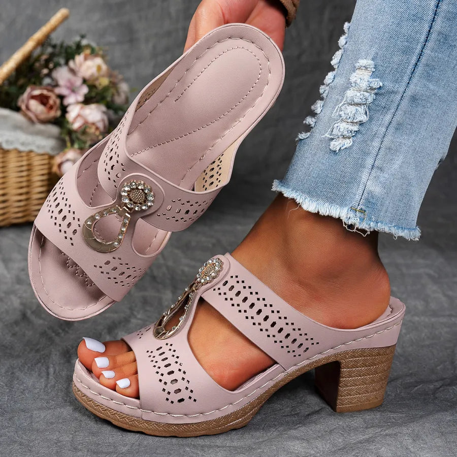 Bella Jewel Mule Sandals