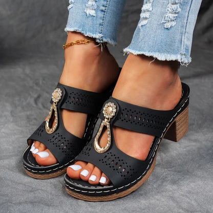 Bella Jewel Mule Sandals