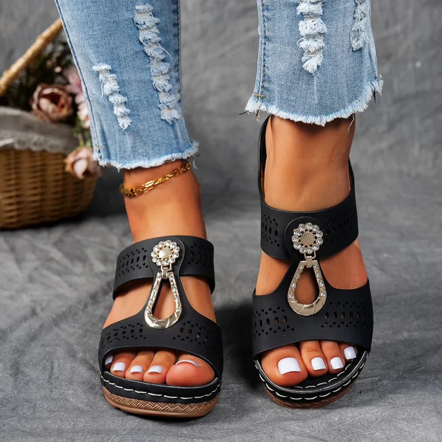 Bella Jewel Mule Sandals