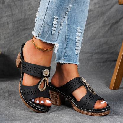 Bella Jewel Mule Sandals