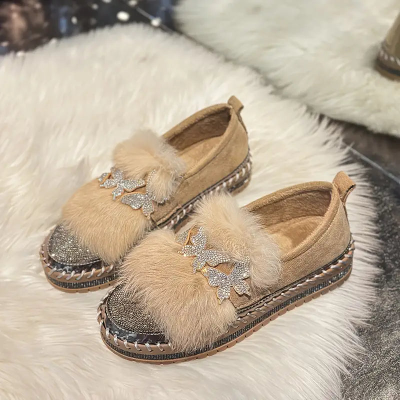 Crystal Comfort Platform Loafers