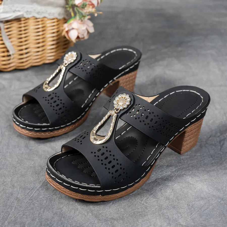 Bella Jewel Mule Sandals