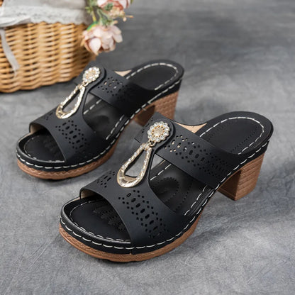 Bella Jewel Mule Sandals