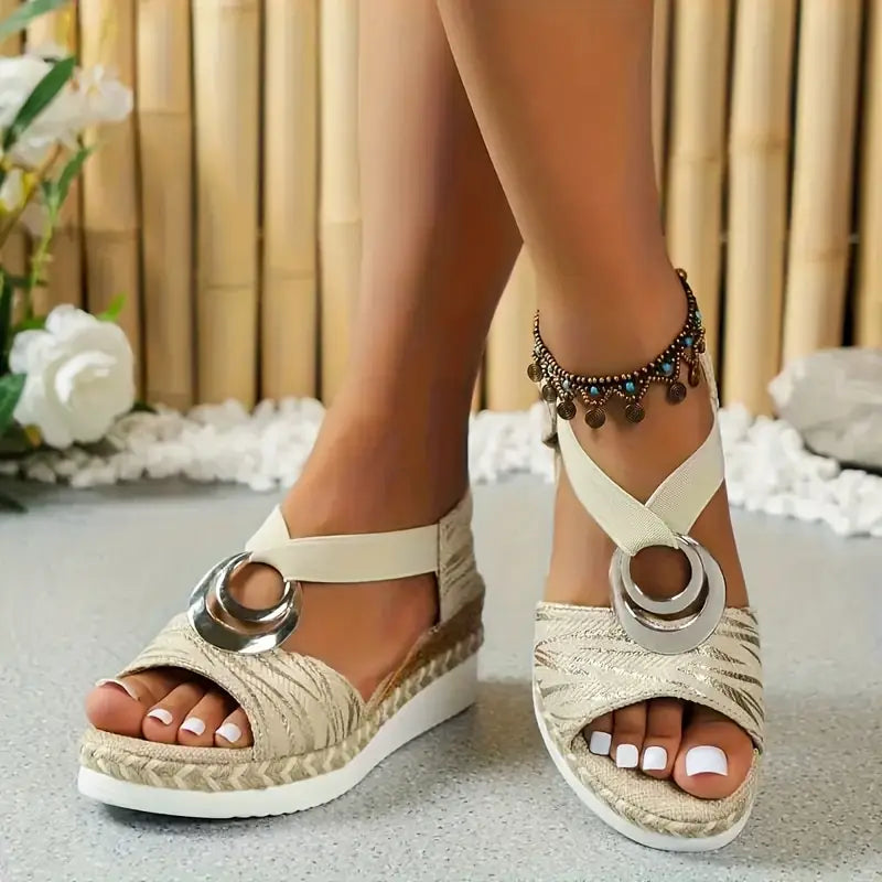 Luna Espadrille Wedge Sandals