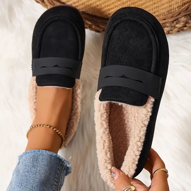 Aria Cozy Fur Loafers