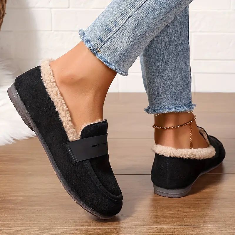Aria Cozy Fur Loafers