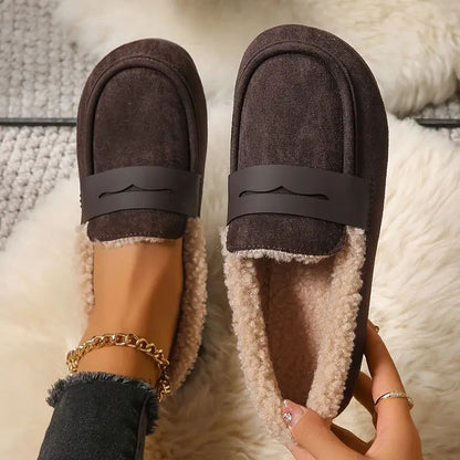 Aria Comfy Fur Loafers