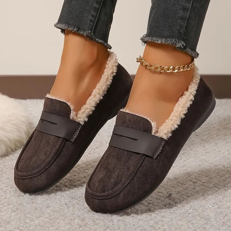 Aria Cozy Fur Loafers