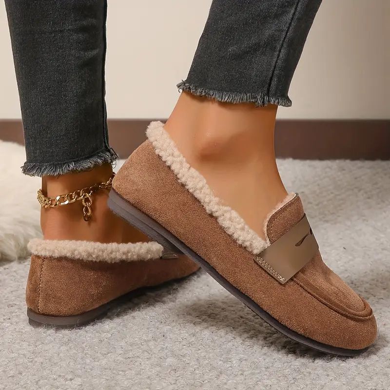 Aria Cozy Fur Loafers