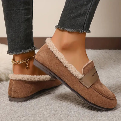 Aria Cozy Fur Loafers