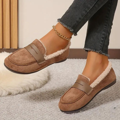 Aria Cozy Fur Loafers
