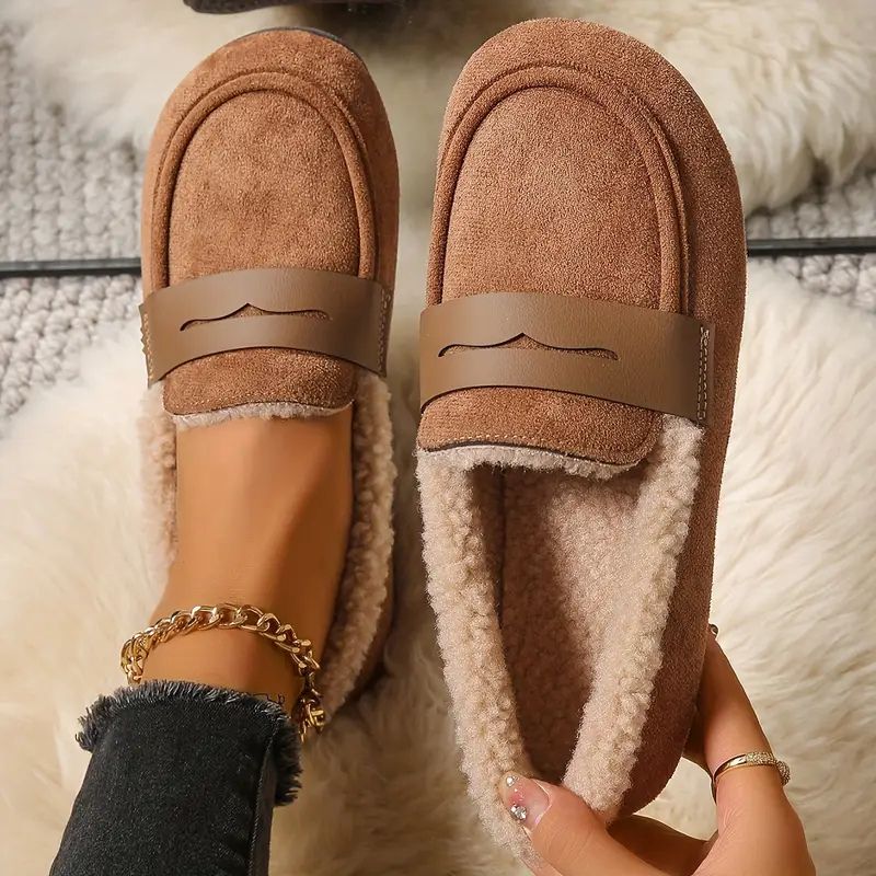 Aria Cozy Fur Loafers