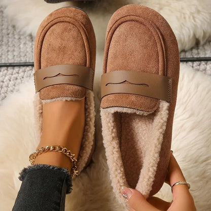Aria Cozy Fur Loafers