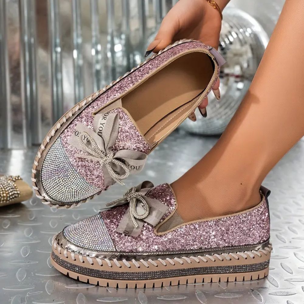 Luminé – Sparkle Comfort Loafers
