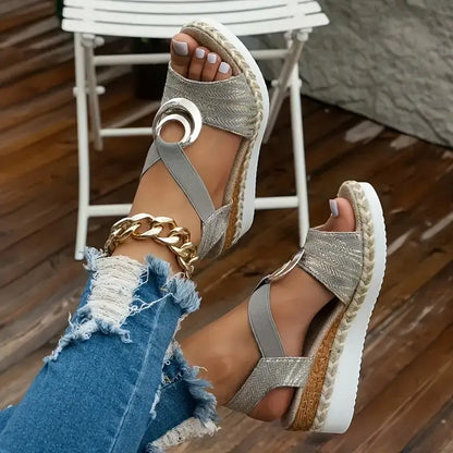 Luna Espadrille Wedge Sandals
