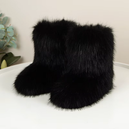 Luna - Faux Fur Boots