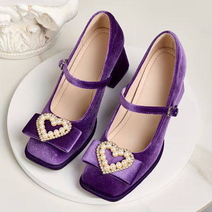 VelvetHeart Comfort Heels - Elegant Support